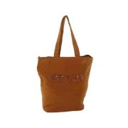 Prada Vintage Pre-owned Nylon prada-vskor Brown, Dam