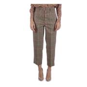 Ottod'Ame Wide Trousers Brown, Dam