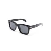 Eyewear by David Beckham Svarta solglasögon med originaltillbehör Blac...