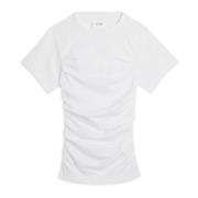Axel Arigato Ria Gathered T-Shirt White, Dam