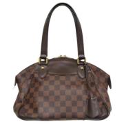 Louis Vuitton Vintage Pre-owned Canvas louis-vuitton-vskor Brown, Dam