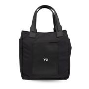 Y-3 Shopper väska med logotyp Black, Unisex
