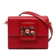 Dolce & Gabbana Pre-owned Pre-owned Laeder axelremsvskor Red, Dam