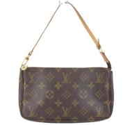 Louis Vuitton Vintage Pre-owned Canvas kuvertvskor Brown, Dam