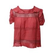 Isabel Marant Pre-owned Pre-owned Bomull toppar Pink, Dam