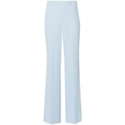 Twinset Wide Trousers Blue, Dam