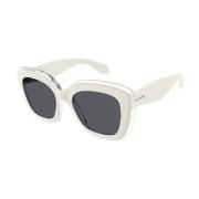 Alaïa Sunglasses White, Dam
