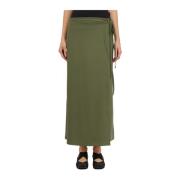 Lemaire Maxi Skirts Green, Dam