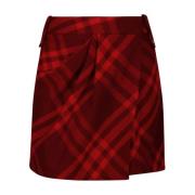 Burberry Short Skirts Red, Dam