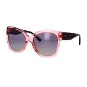 Vogue Trendiga Polariserade Solglasögon Pink, Dam