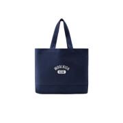 Woolrich Canvas Toteväska med Förstärkt Botten Blue, Dam