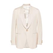 Lardini Mäns Attitude Blazer Jackor Beige, Herr