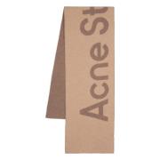 Acne Studios Winter Scarves Brown, Herr