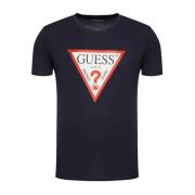 Guess Kortärmad T-shirt Blue, Herr