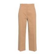 Pinko Cropped Trousers Brown, Dam