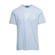 Versace Blå Medusa Säsongs T-shirts Polos Blue, Herr