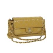 Chanel Vintage Pre-owned Laeder chanel-vskor Yellow, Dam