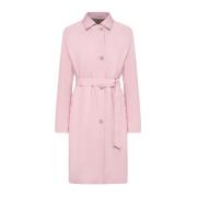 Kiton Belted Coats Pink, Dam