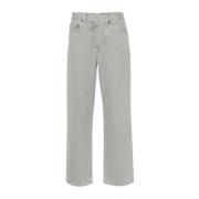Agolde Straight Jeans Gray, Dam