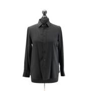 Yves Saint Laurent Vintage Pre-owned Silke toppar Black, Dam