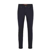 Sand Slim-Fit Suede Touch Jeans Blue, Herr