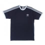 Adidas 3 Stripes Tee Shadow Navy - Streetwear Kollektion Blue, Herr