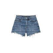 Alexander Wang Denim Shorts Blue, Dam