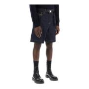 Sacai Casual Shorts Blue, Herr