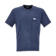 Fay T-Shirts Blue, Herr