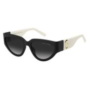 Marc Jacobs Black White/Grey Shaded Sunglasses Black, Dam
