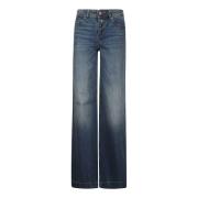 Versace Jeans Couture Wide Jeans Blue, Dam