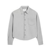 Ami Paris Casual Shirts Gray, Herr