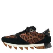Dolce & Gabbana Pre-owned Pre-owned Tyg sneakers Multicolor, Dam