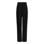 Emporio Armani Trousers Black, Dam