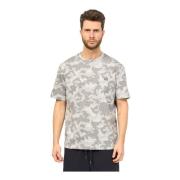 Armani Exchange Camouflage Print Bomull T-shirt Multicolor, Herr