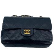 Chanel Vintage Pre-owned Laeder axelremsvskor Black, Dam