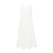 Woolrich Maxi Dresses White, Dam