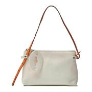 Zanellato Elegant läder Pochette väska White, Dam