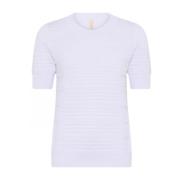 Skovhuus Round-neck Knitwear White, Dam