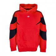 Adidas Scarlet/Black Cutline Hoodie Streetwear Red, Herr