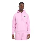 Lacoste Hoodies Pink, Herr