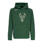 Nike NBA Club Hoodie Milbuc Streetwear Green, Herr