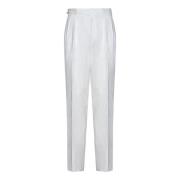 Ralph Lauren Straight Trousers White, Herr