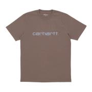 Carhartt Wip Streetwear Tee Barista/Mirror T-Shirt Brown, Herr