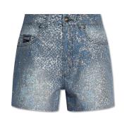 Versace Jeans Couture Denim shorts Blue, Dam