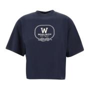 Woolrich T-shirts och Polos Kollektion Blue, Dam