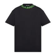 Palm Angels T-shirt med logotyp Black, Herr