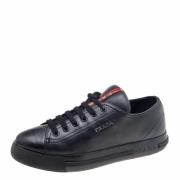 Prada Vintage Pre-owned Laeder sneakers Black, Dam