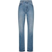 Jacquemus Straight Jeans Blue, Dam