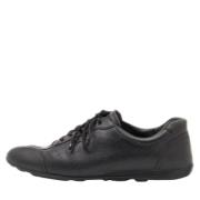 Prada Vintage Pre-owned Laeder sneakers Black, Herr